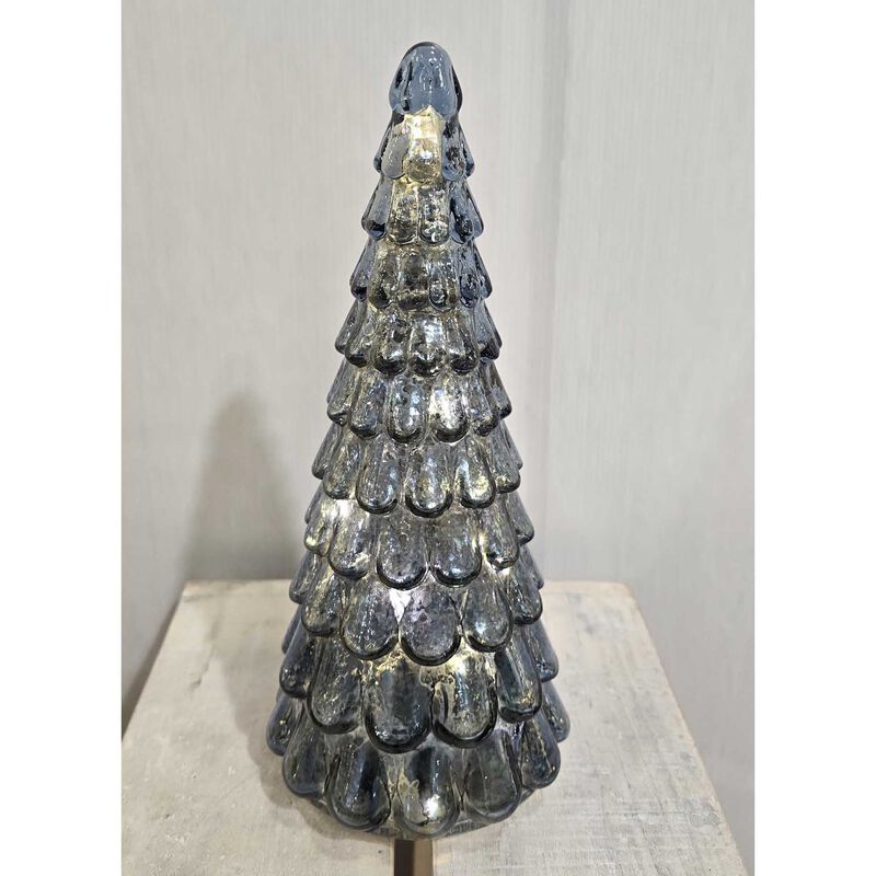 Stellar Haus 19cm Blue Frost Drop Tree image number 1
